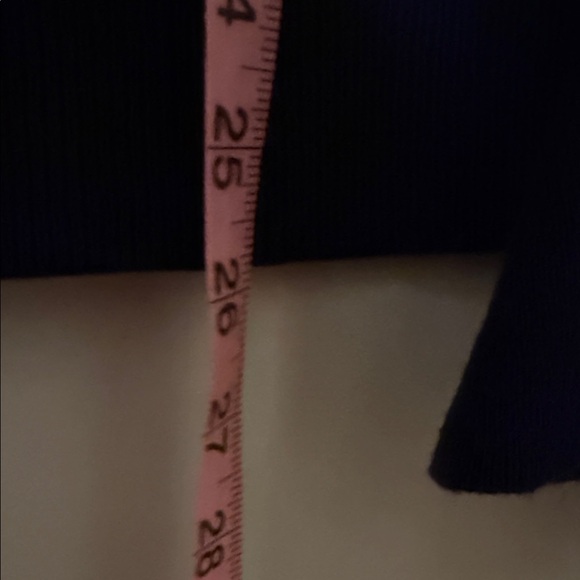 Banana Republic Dark Blue Sweater with Sleeve Cuff Ties Small - Picture 6 of 6